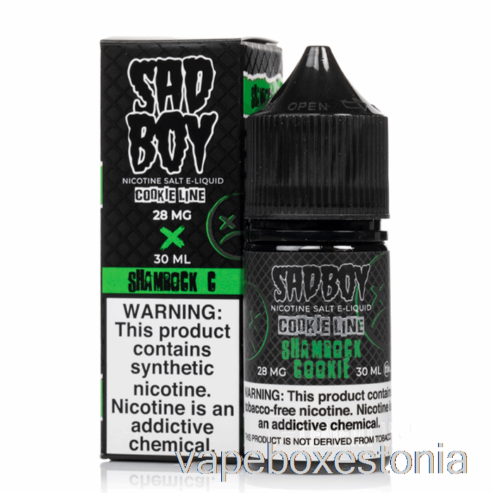 Vape Box Estonia Shamrock Küpsis - Sadboy Soolad - 30ml 28mg